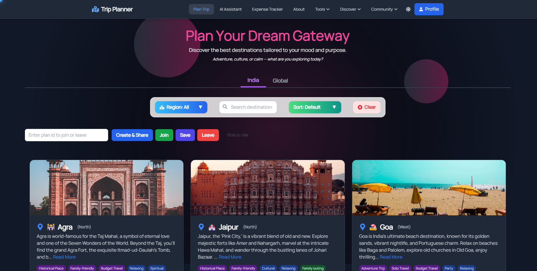 Trip-Planner Project